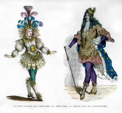 サンキングの劇場衣装、フランスのルイ14世、1882年から1884年 作： Unbekannt