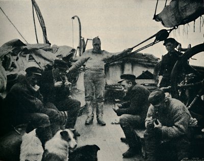 船上日曜の午後、1895年、1897年 作： Unbekannt