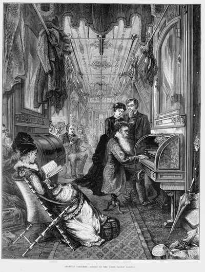 日曜日の朝、ユニオン パシフィック鉄道、米国、1875 年 作： Unbekannt