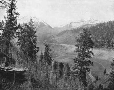 サンシャインピークとウィルソンピーク、コロラド州、アメリカ合衆国、c1900。 作： Unbekannt
