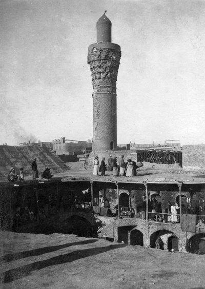 Al-Ghazl Minaret Market、バグダッド、イラク、1917年〜1919年 作： Unbekannt