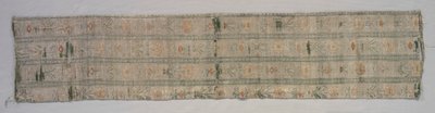 トルコのシルククッションカバーのサラウンド、1600年代初頭。 作： Unbekannt