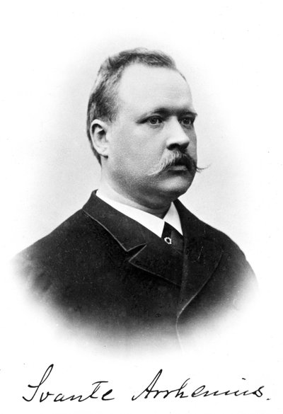 Svante Arrhenius 1859-1927、スウェーデンの物理学者および化学者 作： Unbekannt