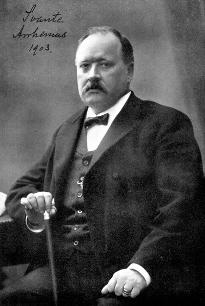 Svante Arrhenius 1859-1927、スウェーデンの物理学者および化学者、1903 作： Unbekannt