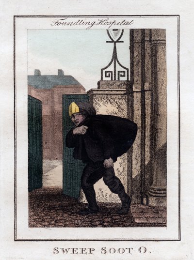 Sweep Soot O、Foundling Hospital、ロンドン、1805 作： Unbekannt