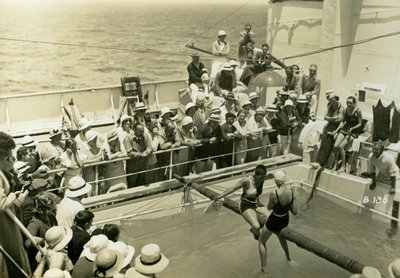 RML Atlantis、c1929-c1939に搭載されたスイミングプール 作： Unbekannt