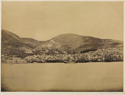 レバント貿易の中心地、シロスc。 1850年代。 作： Unbekannt