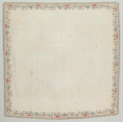 テーブルクロス、c。 1775-1825。 作： Unbekannt