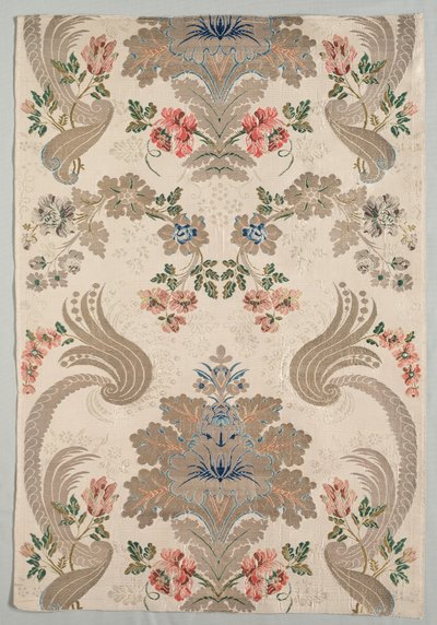 タフタ、ブロケード、1700-1750。 作： Unbekannt