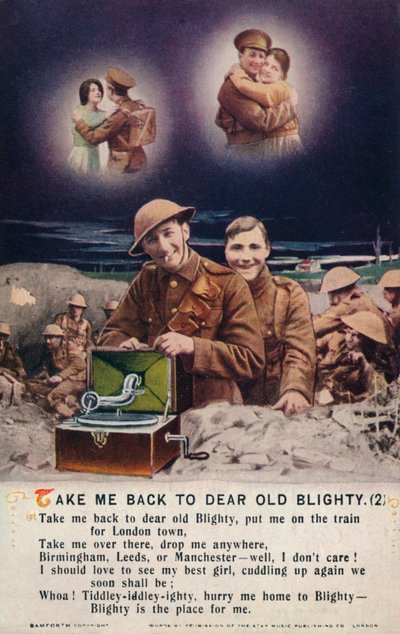 Dear Old Blighty 2、c1916に戻ってください。 作： Unbekannt