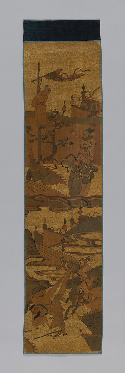 タペストリー、中国、清王朝 1644-1912、19 世紀。 作： Unbekannt