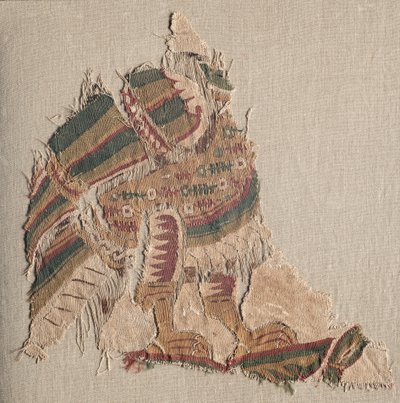 斬首鳥のタペストリー、800年代。 作： Unbekannt