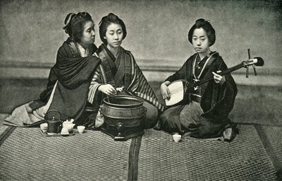 「お茶と音楽」、1891年。 作： Unbekannt