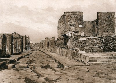 フォーチュン神殿、ポンペイ、イタリア、c1900年代 作： Unbekannt