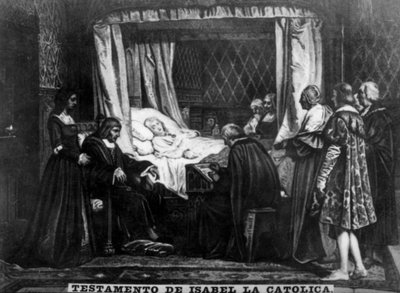 イザベルカトリックの遺言、16世紀、1920年代 作： Unbekannt