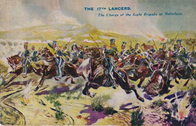 第17ランサー。バラクラバでの軽旅団の任務、1854年、1939年 作： Unbekannt