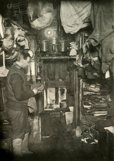 アセチレンガスプラント、ドアの向こう、c1908、1909 作： Unbekannt