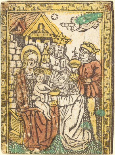 マギの崇拝、c。 14701480。 作： Unbekannt