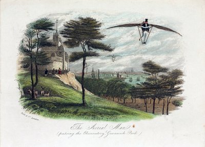 The Aerial Man」、グリニッジ、ロンドン 作： Unbekannt