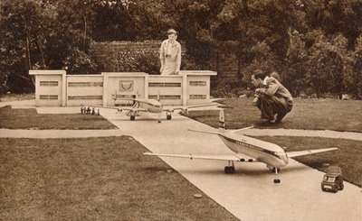 空港、モデルビレッジ、ウェストクリフ、ラムズゲート、ケント、c1950年代 作： Unbekannt