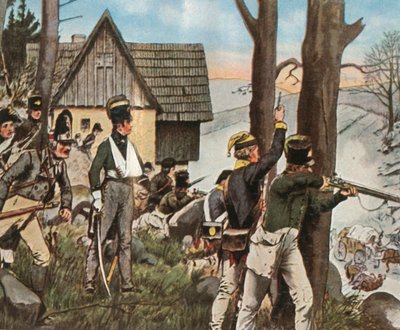 クラディスコ郡における高山戦争、1807年、1936年。 作： Unbekannt