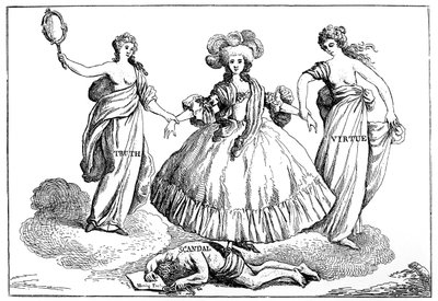 デボンシャー公爵夫人の神格化、1784 作： Unbekannt