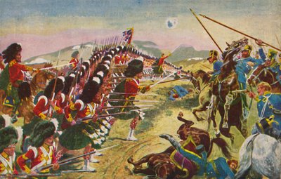 アーガイルとサザーランドのハイランダー。バラクラバの細い赤い線、1854年、1939年 作： Unbekannt