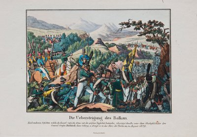 バルカン半島を横切るグラフの軍隊イヴァンイヴァノビッチディビッチc。 1830 作： Unbekannt