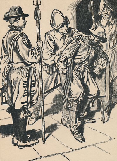 ガイ・フォークスの逮捕、c1907。 作： Unbekannt
