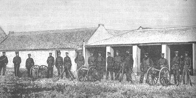 南アフリカ共和国の砲兵、c1880s 作： Unbekannt