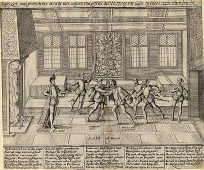 1588年のギース公暗殺 作： Unbekannt