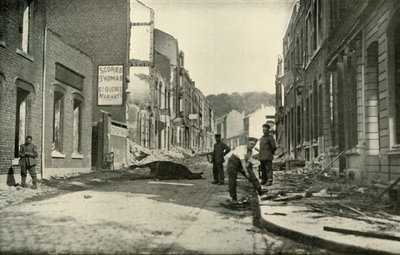 マーストリヒト通り、ヴィゼ、1919年。 作： Unbekannt