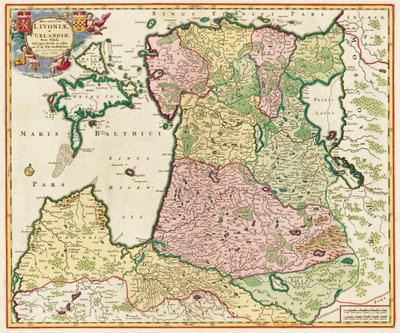 バルト海から：1705年のドゥカトゥスリヴォニアとカランディアノヴァ 作： Unbekannt