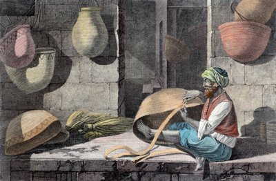「バスケットメーカー」、c1798 1822 作： Unbekannt