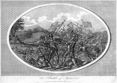 アジャンクールの戦い、1415年、1792年 作： Unbekannt