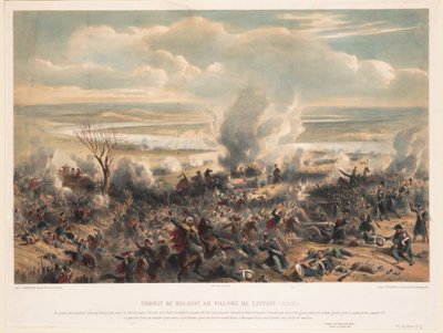 1854年1月のカラファトの戦い、1854年 作： Unbekannt
