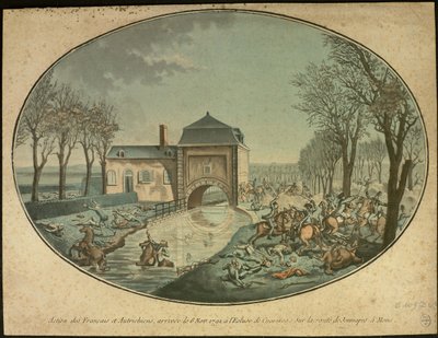 ジュマップの戦い、c。 1793年。 作： Unbekannt