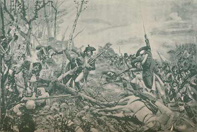 Jemmapesの戦い、ベルギー、モンス近郊、1792年11月6日、1896年 作： Unbekannt