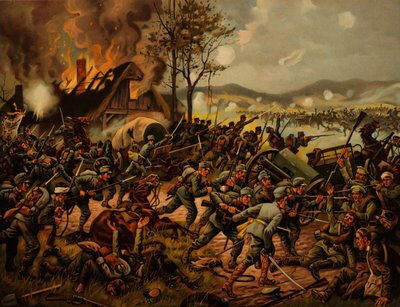 クラスニクの戦いは1914年8月23日に始まりました 作： Unbekannt