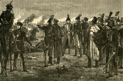 ライプツィヒの戦い、1813年、1890年。 作： Unbekannt