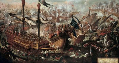 17世紀のレパントの戦い 作： Unbekannt