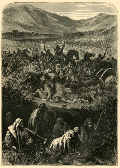 ミクマシュの戦い、1890年。 作： Unbekannt