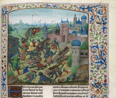 1396 年 9 月 25 日のニコポリスの戦い、1470 年から 1475 年頃。 作： Unbekannt