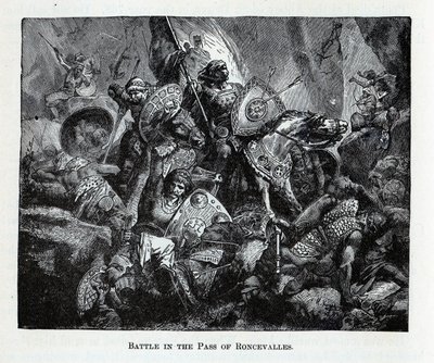 ロンスヴォー峠の戦い、1882年 作： Unbekannt