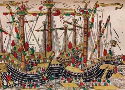 ゾンキオナバリノの戦い、c1499 作： Unbekannt