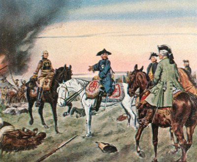 ツェルンドルフの戦い、1758年8月25日、1936年。 作： Unbekannt