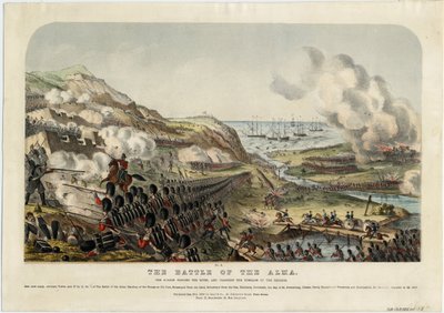 1854年、1854年9月20日のアルマの戦い 作： Unbekannt