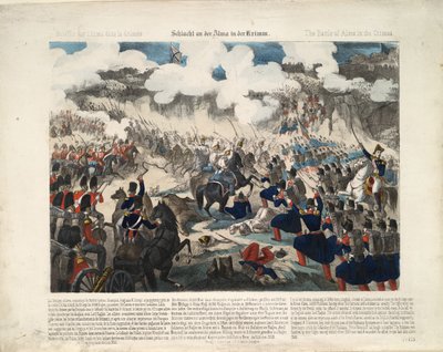 1854年、1854年9月20日のアルマの戦い 作： Unbekannt