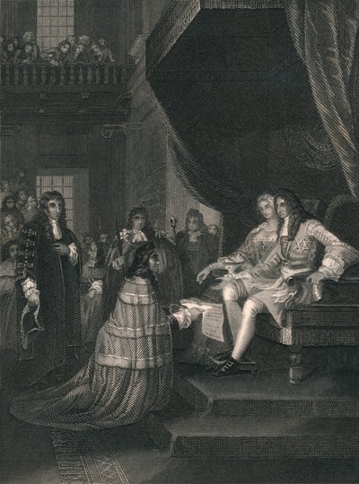 権利章典は、19世紀半ばの1689年にウィリアムとメアリーに贈られました。 作： Unbekannt