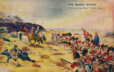 ブラックウォッチ。第42回フォワード！アルマ、1854年、1939年 作： Unbekannt